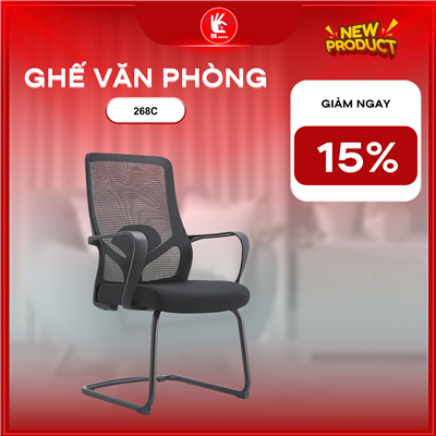 Ghế chân quỳ 268C Đen