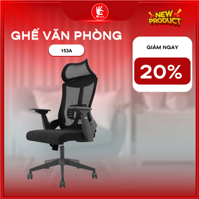 Ghế xoay 153A Đen